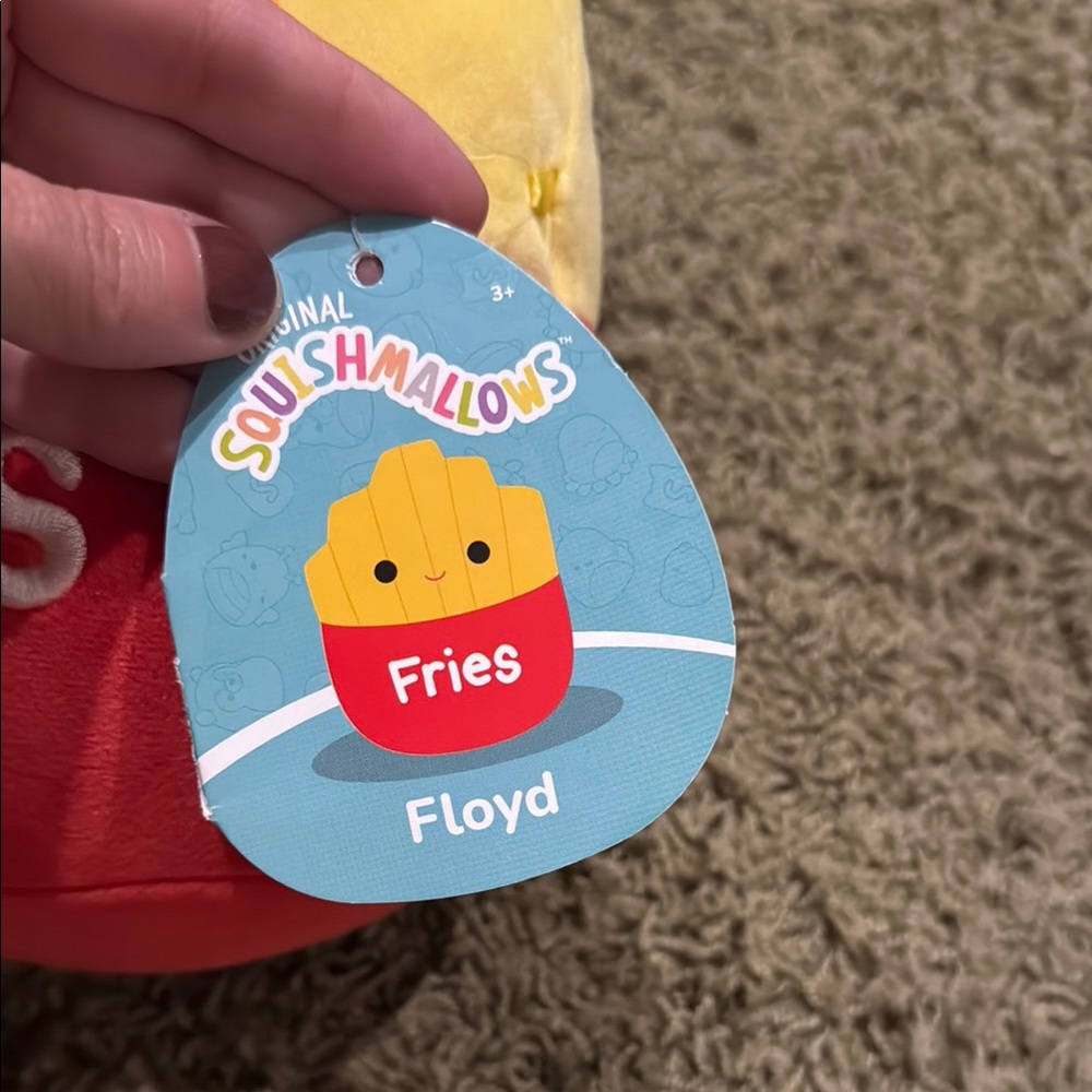 Squishmallow Floyd the Fries Plush Toy - Picture 2 of 3